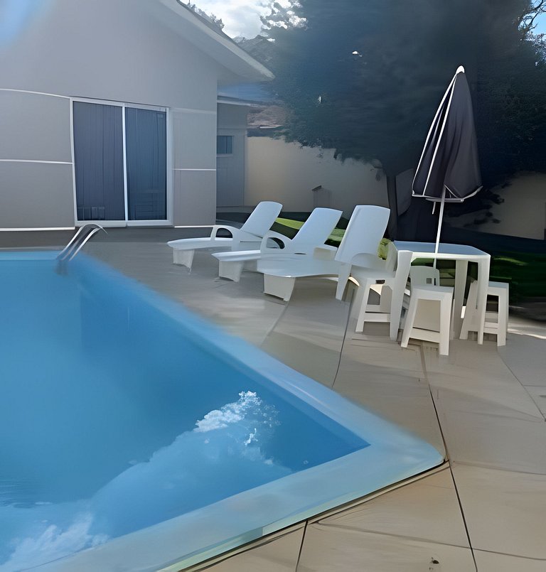 Casa 5suite 1quartoar piscina gourmet climatizada