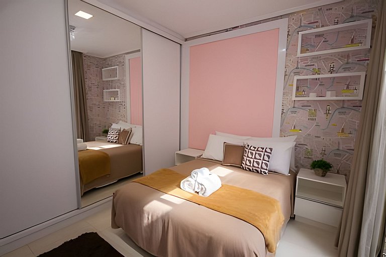 3 quartos 8 pessoas proximo ao shopping