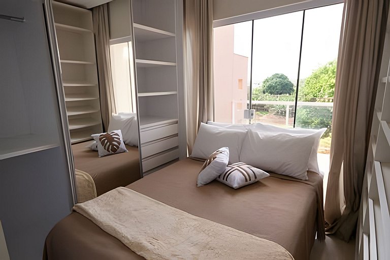3 quartos 8 pessoas proximo ao shopping