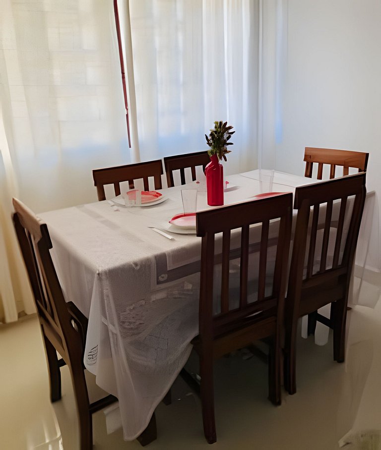 2 quarto 4 hospede e ar condiconado