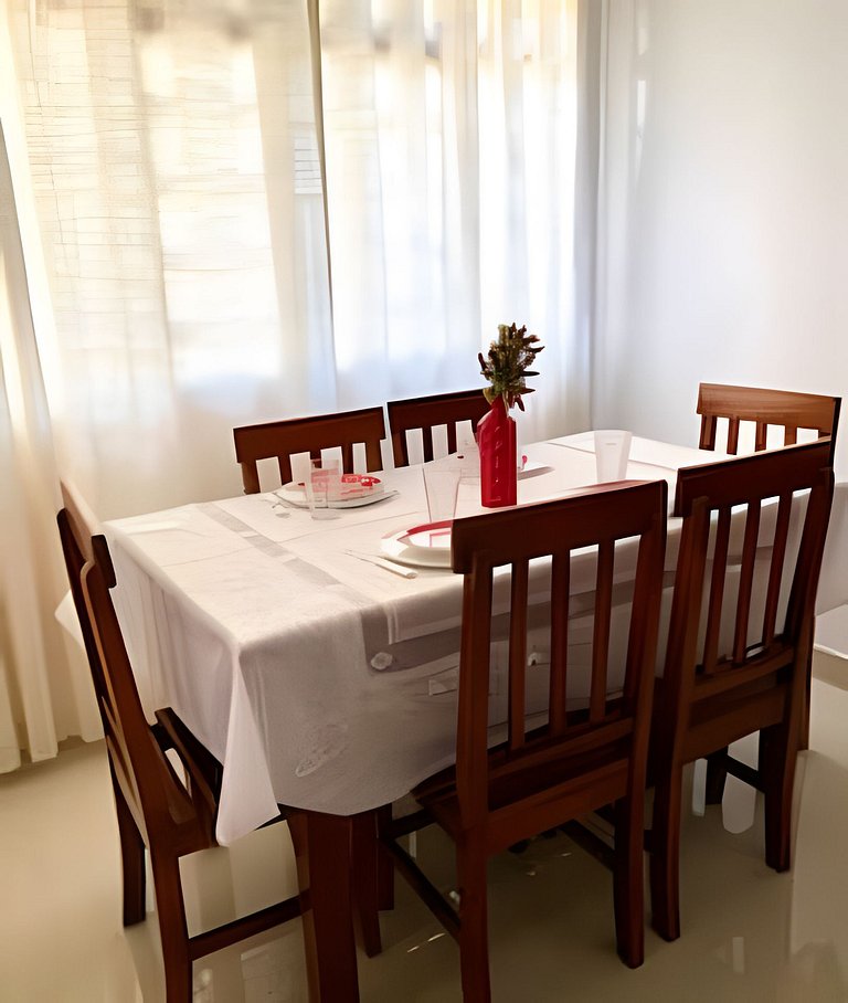 2 quarto 4 hospede e ar condiconado