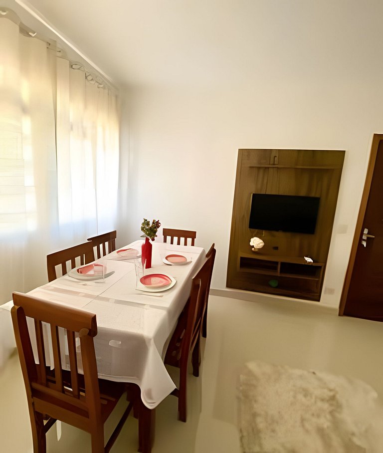 2 quarto 4 hospede e ar condiconado
