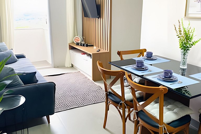 Apartamento Confortavel para 5 hospede e Ar