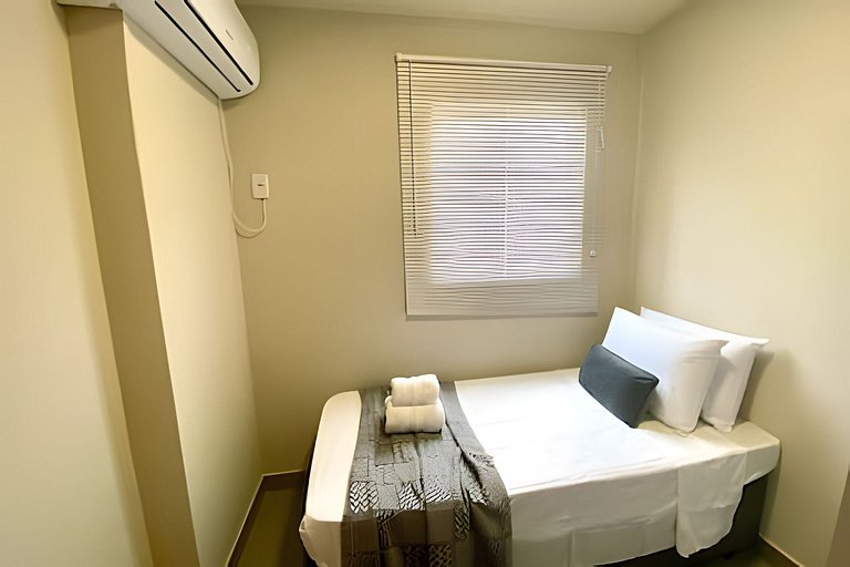 Apartamento Confortavel para 5 hospede e Ar