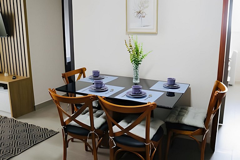 Apartamento Confortavel para 5 hospede e Ar