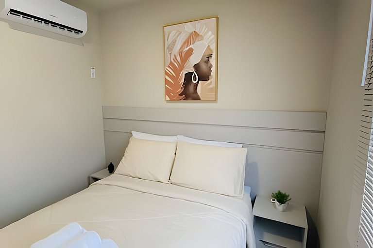 Apartamento Confortavel para 5 hospede e Ar