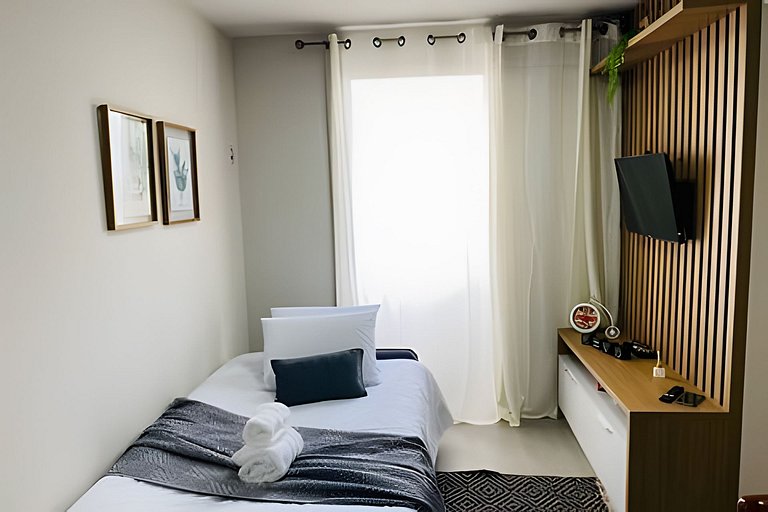 Apartamento Confortavel para 5 hospede e Ar