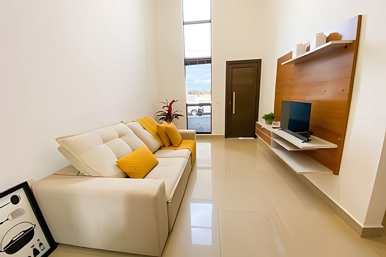Linda Casa com 2quartos para 5 pessoas