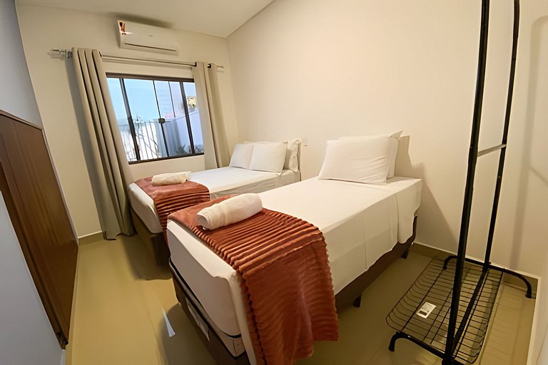 Linda Casa com 2quartos para 5 pessoas