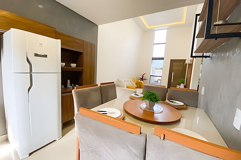 Linda Casa com 2quartos para 5 pessoas