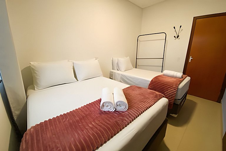 Linda Casa com 2quartos para 5 pessoas