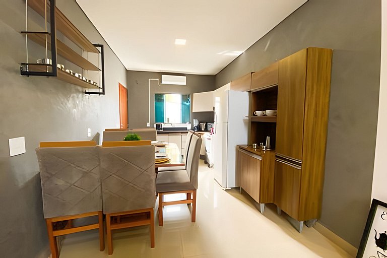 Linda Casa com 2quartos para 5 pessoas