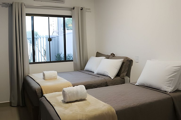 Linda Casa com 2quartos para 5 pessoas