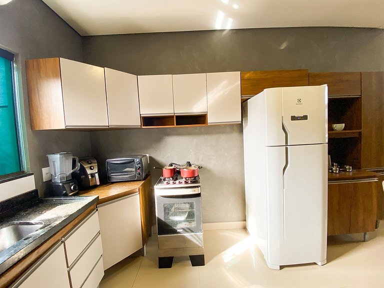 Linda Casa com 2quartos para 5 pessoas