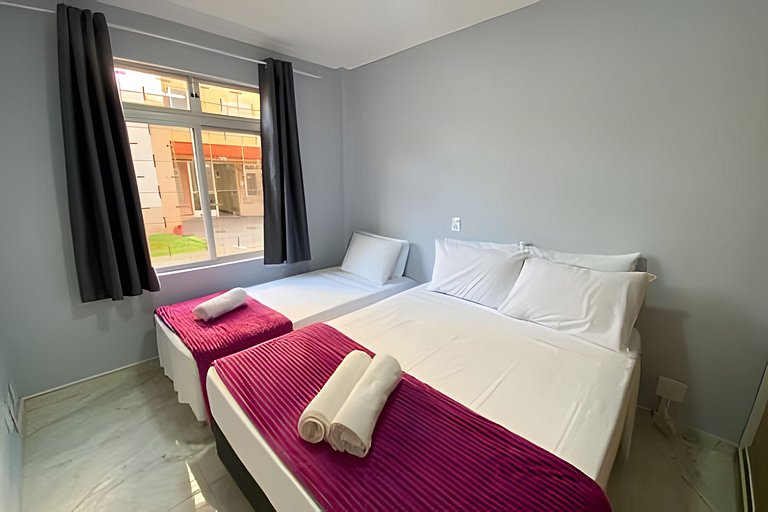 Apartamento Centro - 2 Quartos para até 6 Pessoas