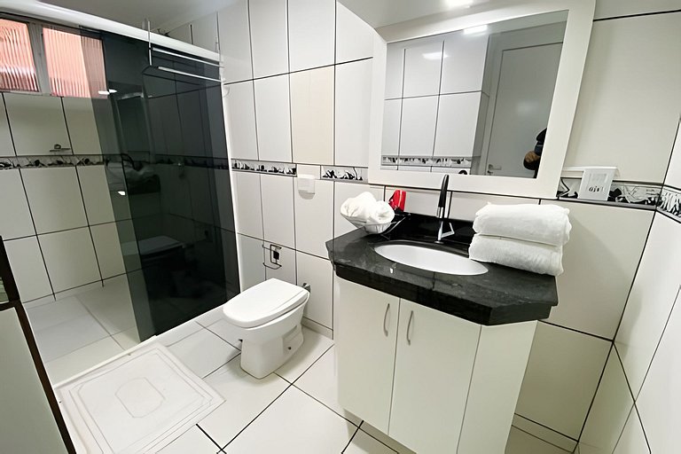 Apartamento Centro - 2 Quartos para até 6 Pessoas