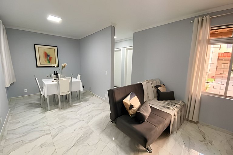 Apartamento Centro - 2 Quartos para até 6 Pessoas