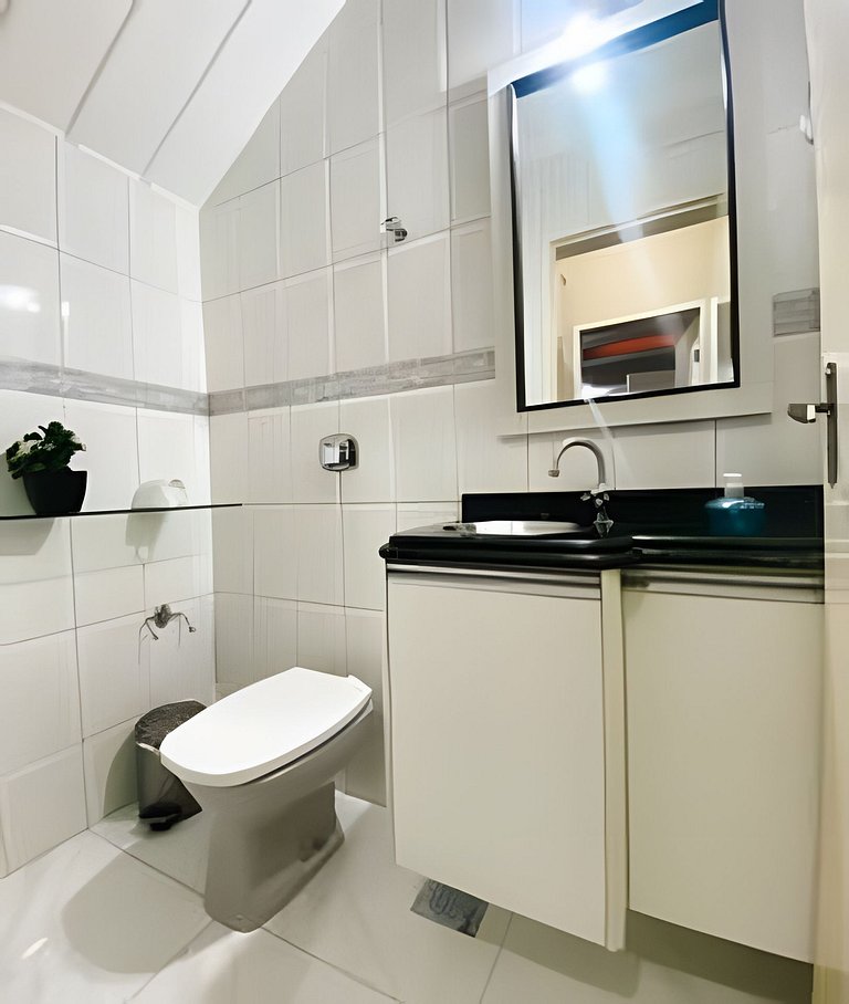 Sobrado 3 Quartos e Ar-Condicionado até 8 Pessoas