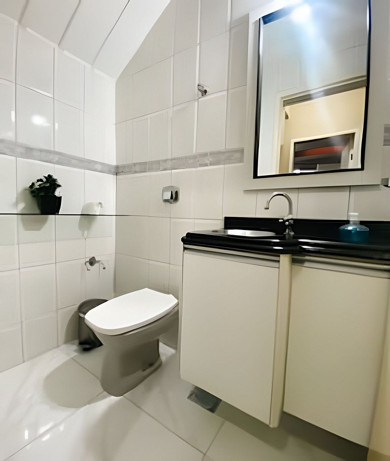 Sobrado 3 Quartos e Ar-Condicionado até 8 Pessoas