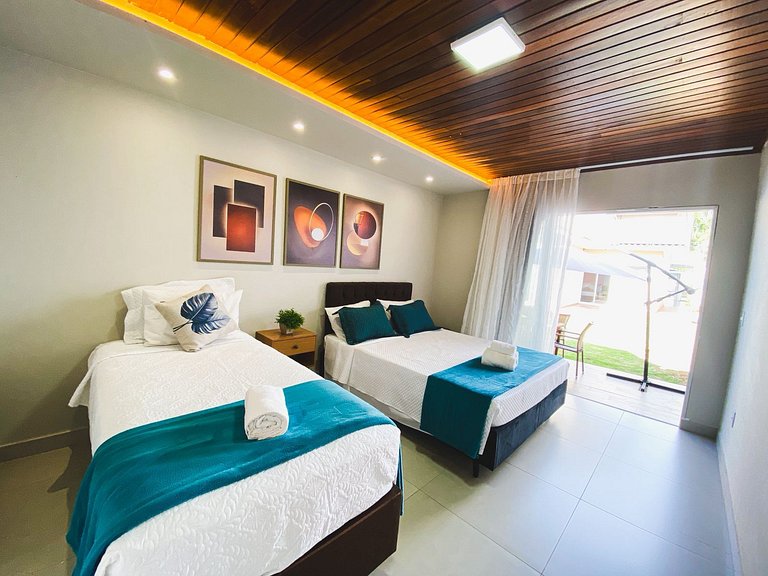 Casa 5suite 1quartoar piscina gourmet climatizada