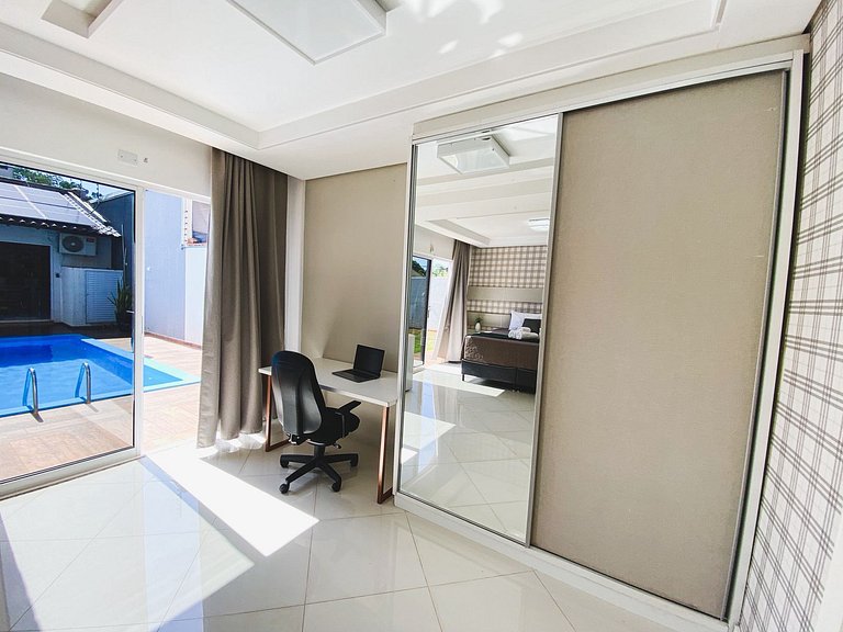 Casa 5suite 1quartoar piscina gourmet climatizada