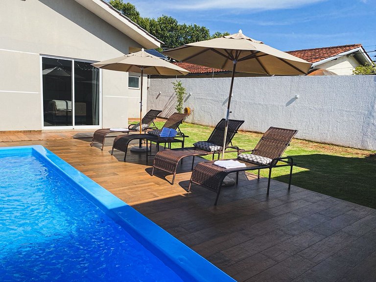 Casa 5suite 1quartoar piscina gourmet climatizada