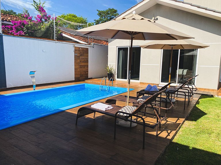 Casa 5suite 1quartoar piscina gourmet climatizada