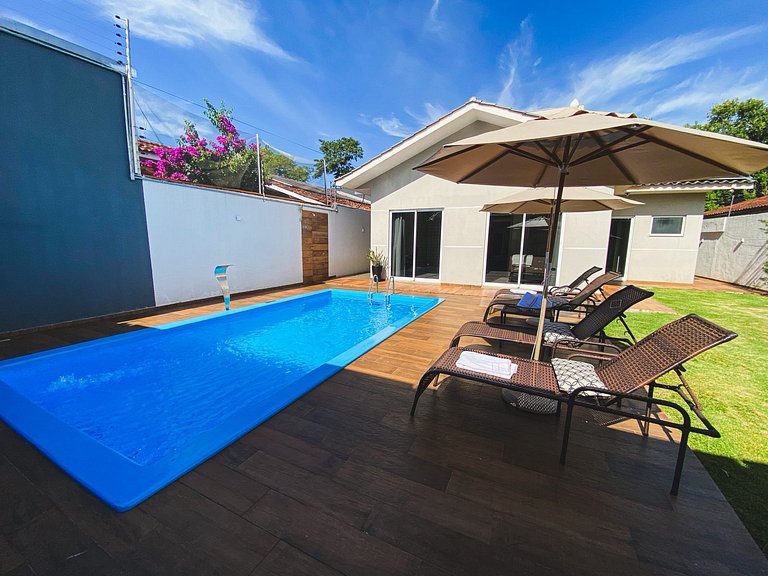 Casa 5suite 1quartoar piscina gourmet climatizada