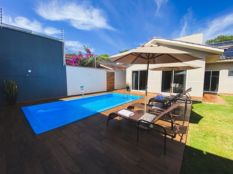 Casa 5suite 1quartoar piscina gourmet climatizada