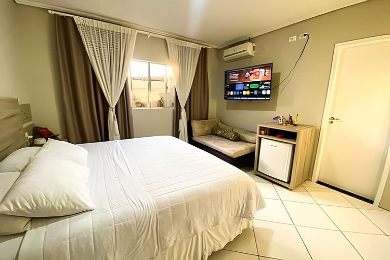 Casa Familiar com Piscina – 1 Suíte e 2 Quartos