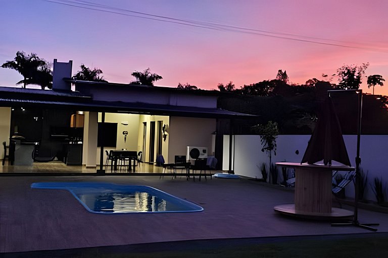 Chalé  cataratas 4 qtos-piscina aquecida-gourmet