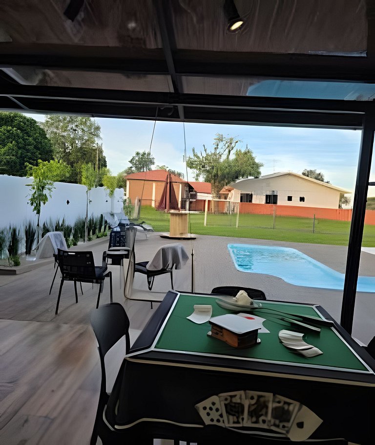 Chalé  cataratas 4 qtos-piscina aquecida-gourmet
