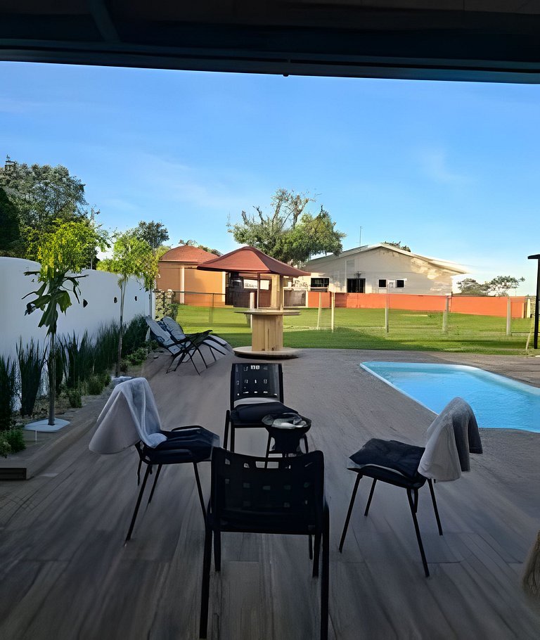 Chalé  cataratas 4 qtos-piscina aquecida-gourmet